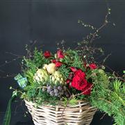 Red  Christmas Arrangement 